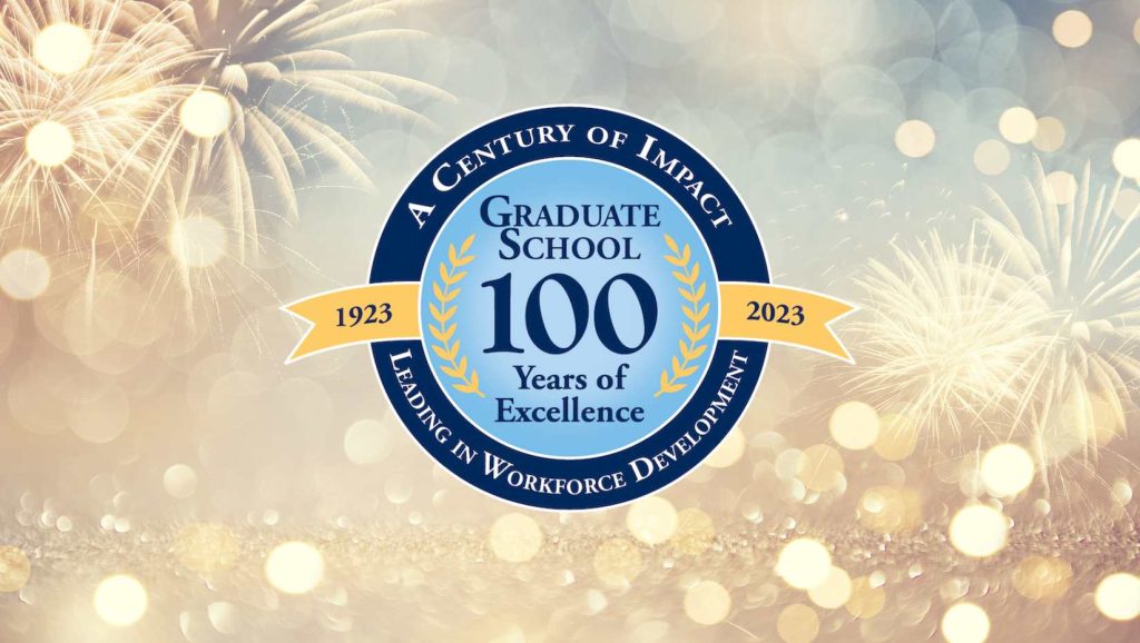 graphic mark of Graduate School Centennial