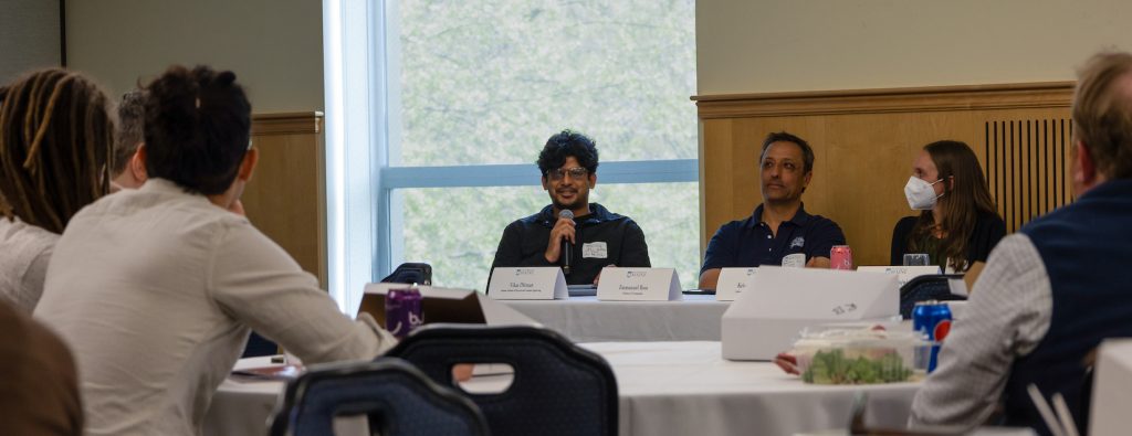 panelists at the Postdoc event