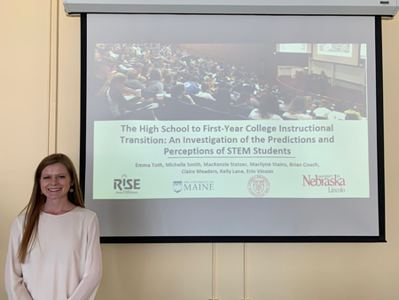 Emma Toth defends her MST thesis, December 2018