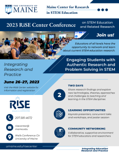 RiSE Center Conference 2023 Flyer