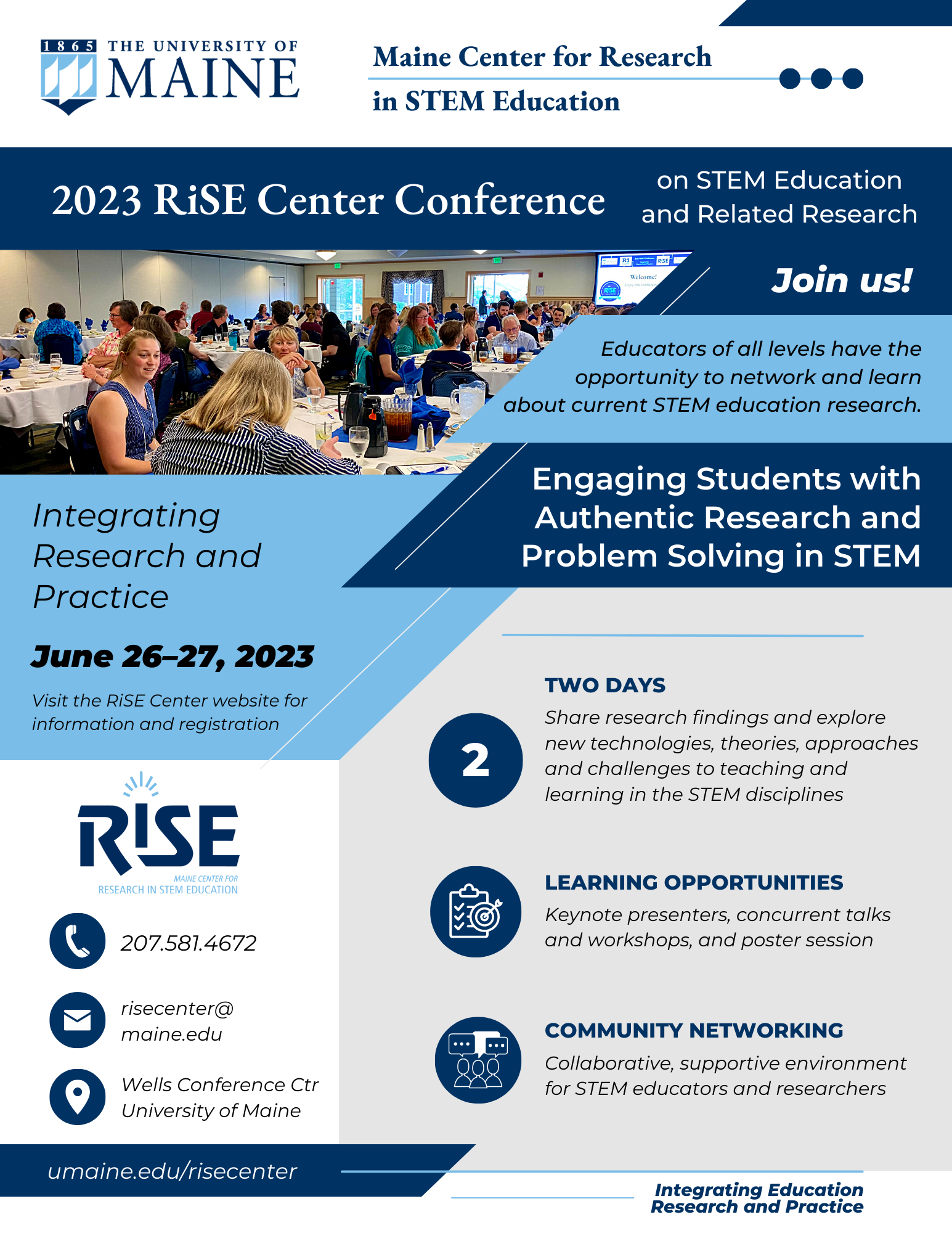 2023 RiSE Center Conference - Maine Center For Research In STEM ...