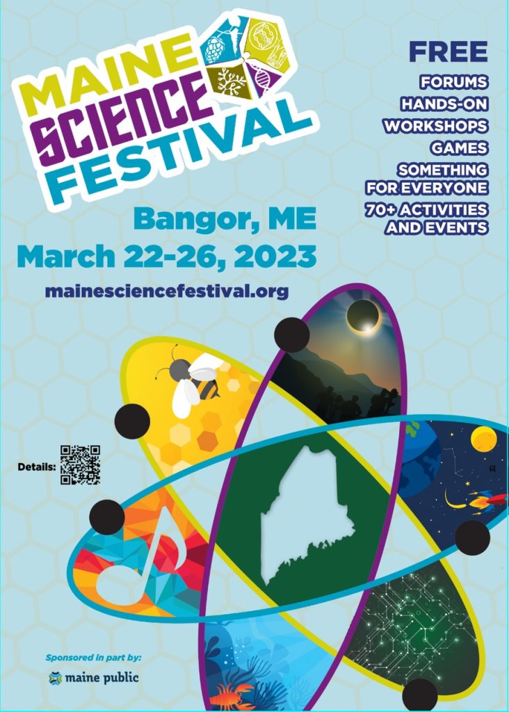 Maine Science Festival 2023 flyer