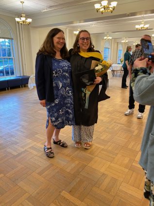 MST graduate with RiSE Director Emerita