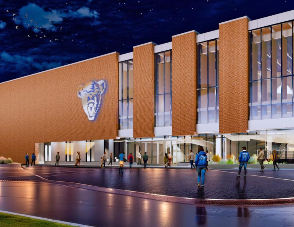 Exterior arena rendering