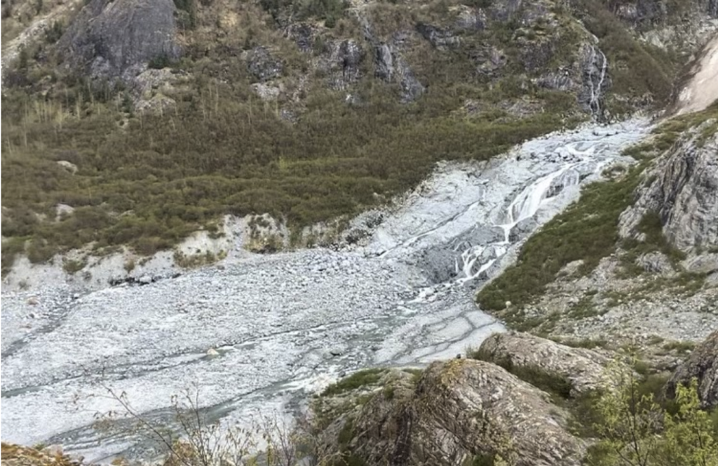 Aerial view of the Herbert river.