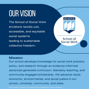 describes vision and mission of the school of social work