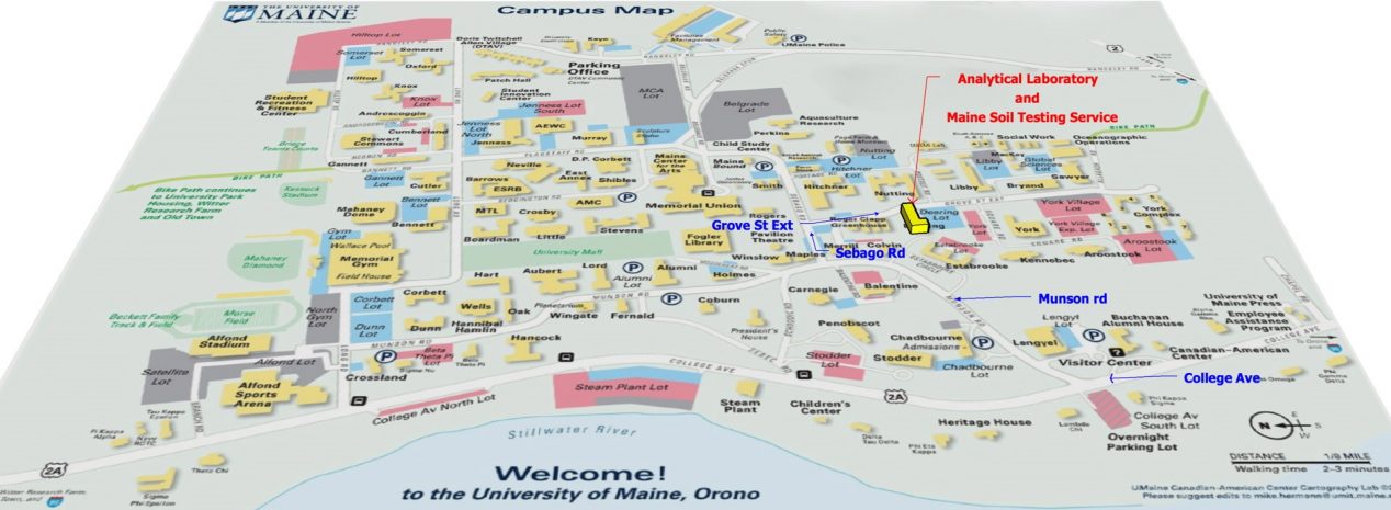 UMaine Map Building directory - The University of Maine - University of  Maine