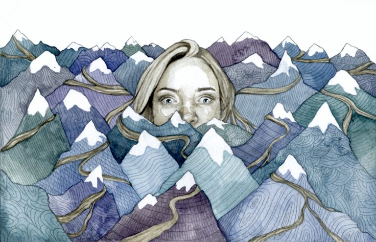 Perspective, art by Jill Pelto