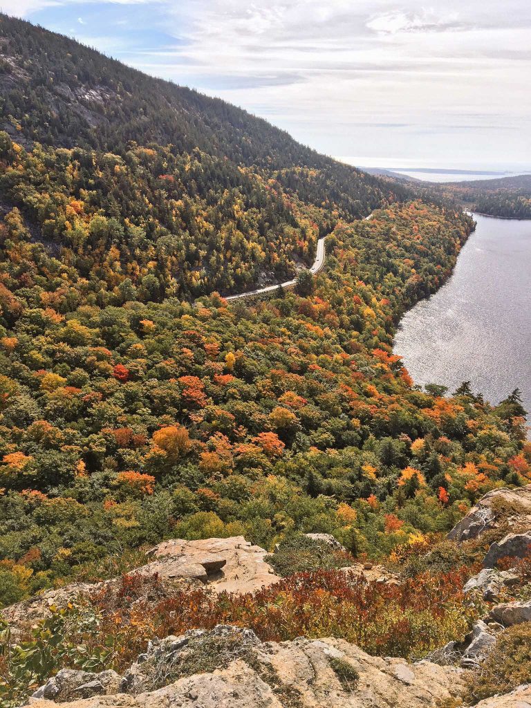 View from the south bubble of Acadia National Park
