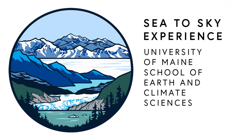 UMaine Earth and Climate Sciences Sea to Sky Experience Logo