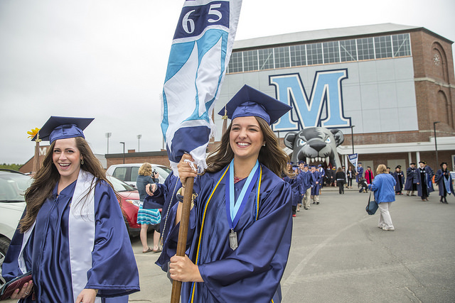 Students at Graduation