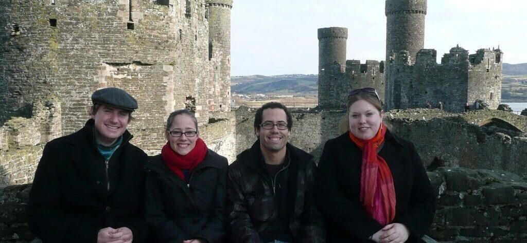 Brian Shelly in Conwy Castle, Wales