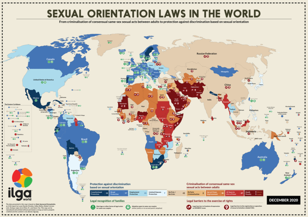 Sexual Orientation Laws in the World