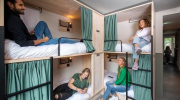 Friends in a hostel