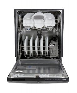 Loaded energy efficient dishwasher