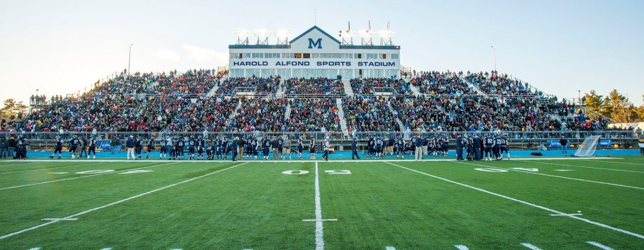 alfond stadium with fans