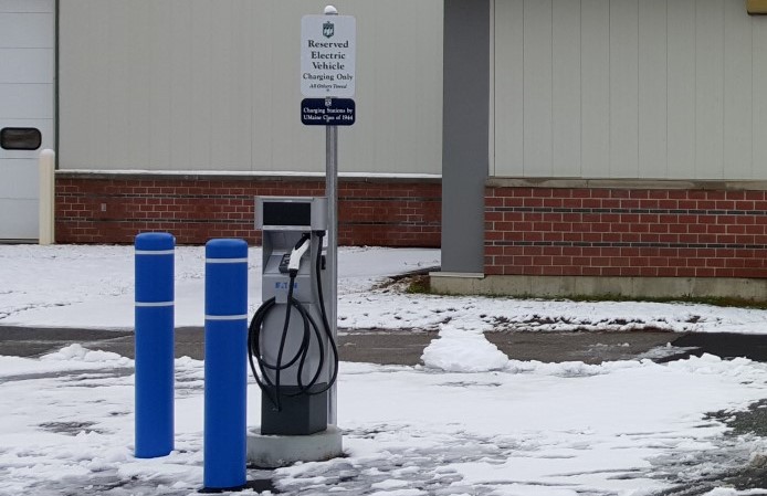 Pay-to-charge EV charger at ASCC