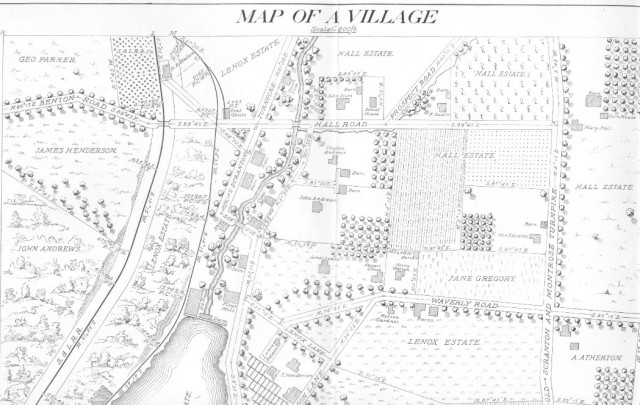 map of a village