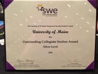 SWE Mission award 2016