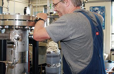 Image of person working in lab