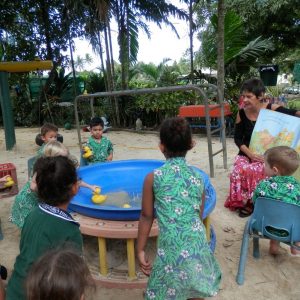 Photo of students in Fiji