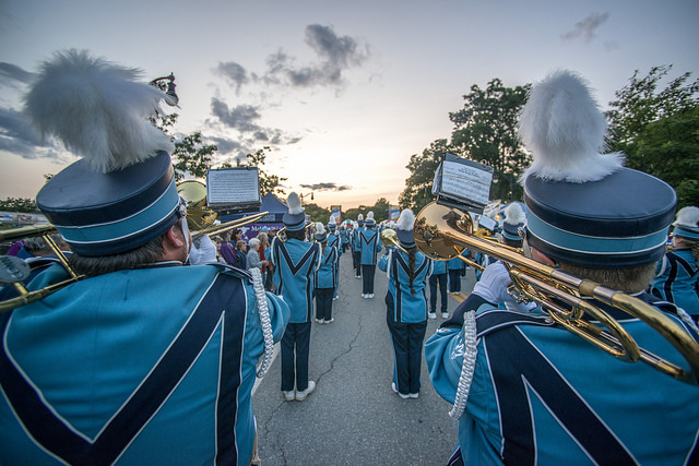 pride of Maine black bear marching band