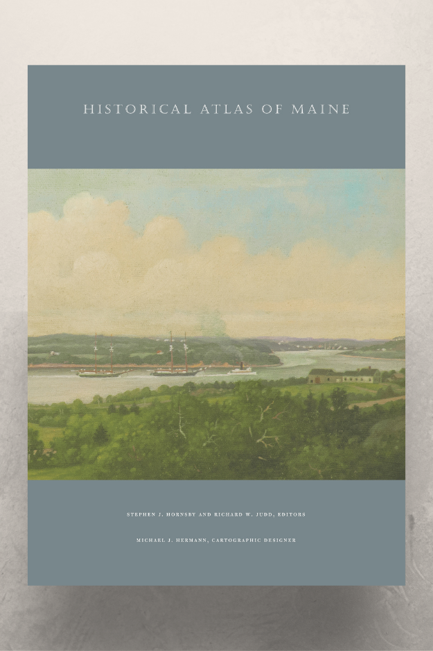 Image of the cover of the Historical Atlas of Maine