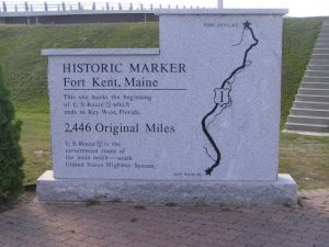 Fort Kent historic marker