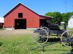 Amish farm in Central Aroostook