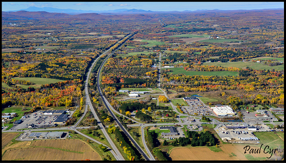 Houlton Aerial View in Southern Aroostook