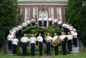 195 Army National Guard band in Presque isle