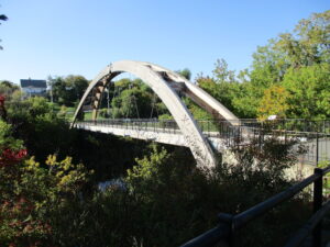 Gateway bridge to the park