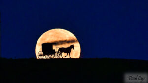 Amish Moonrise in Aroostook