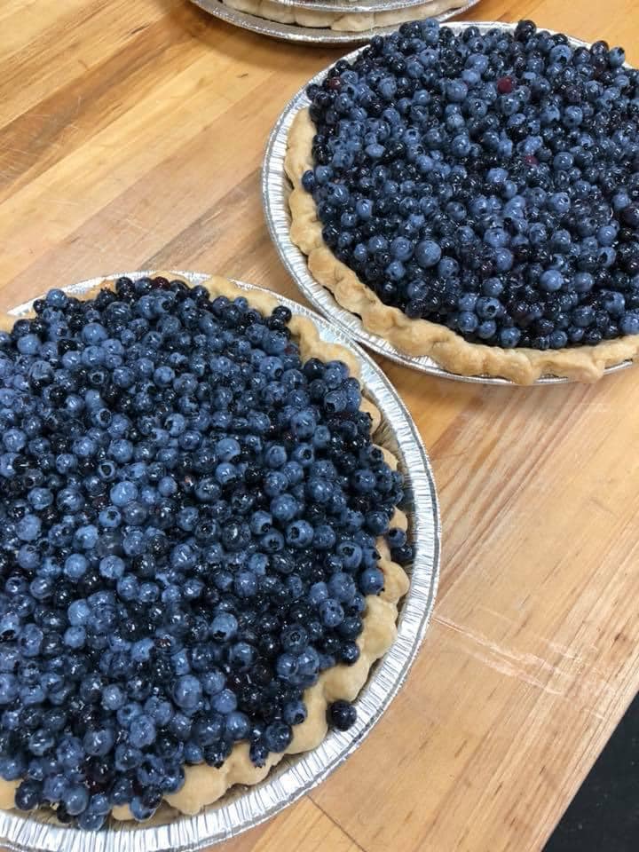 Helens blueberry pies