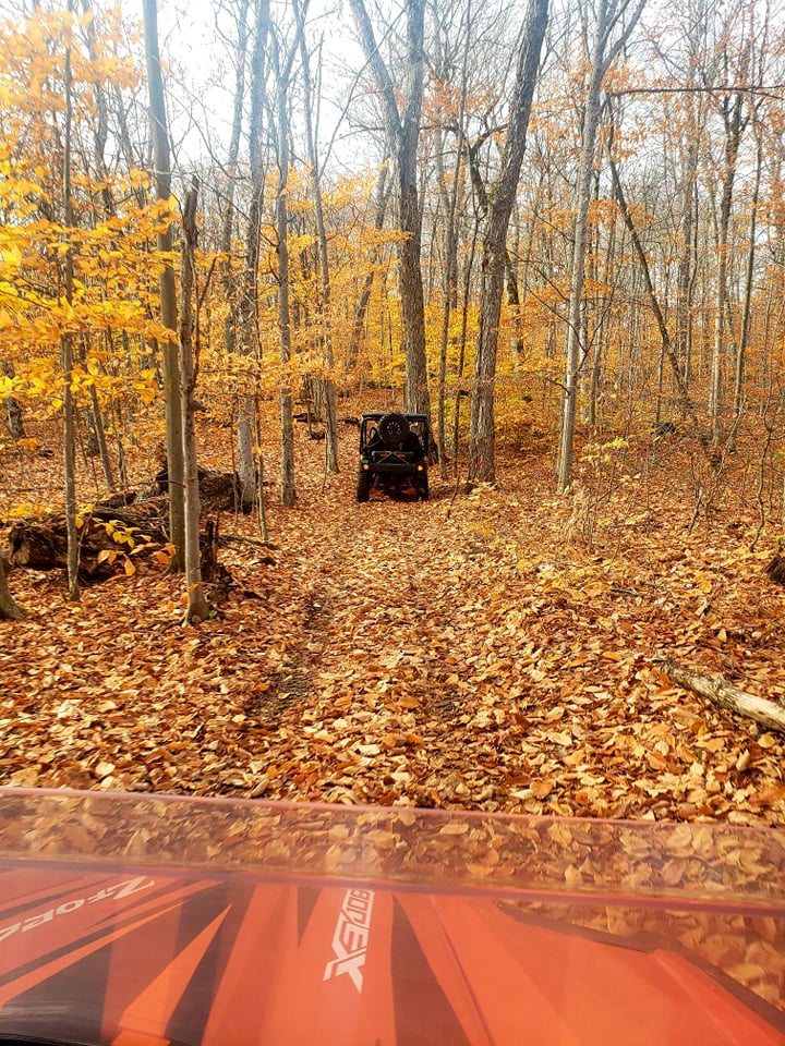 ATV on trail Aroostook county