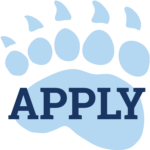 Blue Paw Print with Apply Now