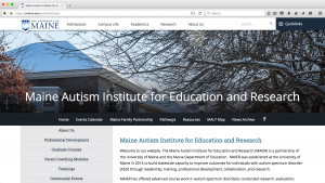 Maine Autism Institute for Education and Research screenshot
