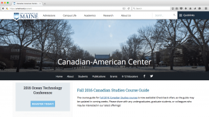 Canadian-American Center screenshot