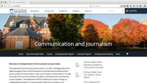 Communication and Journalism screenshot