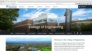 College of Engineering screenshot
