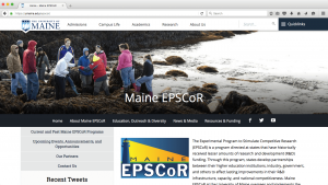 Maine EPSCoR screenshot