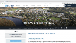 Intensive English Institute screenshot