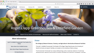 Roger Clapp Greenhouses & Littlefield Garden screenshot