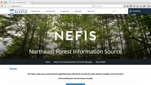 Northeast Forest Information Source screenshot