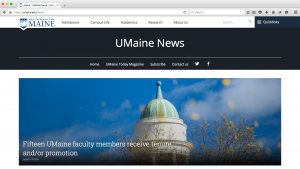 UMaine News screenshot