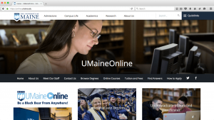 UMaine Online screenshot