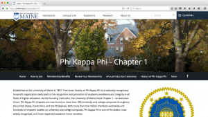Phi Kappa Phi - Chapter 1 screenshot