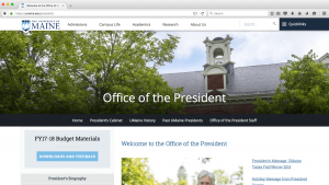 Office of the President screenshot