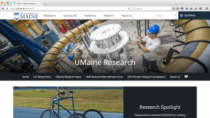 UMaine Research screenshot