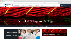 School of Biology and Ecology screenshot